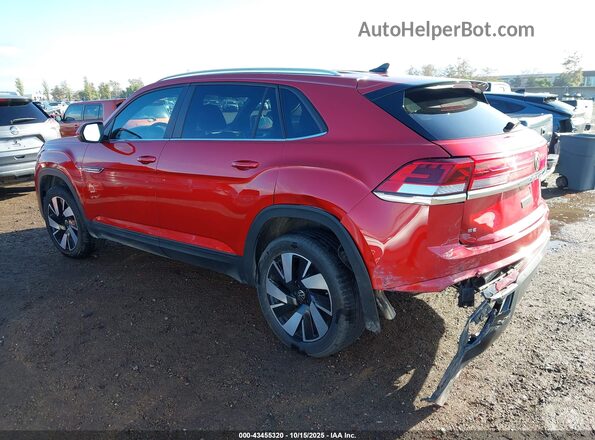1V2WE2CA2RC240852 2024 VOLKSWAGEN ATLAS Red უკანა მარცხენა
