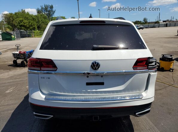 1V2WR2CA6NC544975 2022 VOLKSWAGEN ATLAS White Widok z tyłu