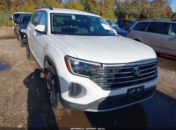 1V2WR2CAXSC528905 2025 VOLKSWAGEN ATLAS White Вид спереду