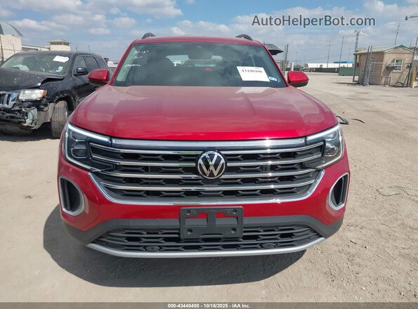 1V2WR2CAXSC544022 2025 VOLKSWAGEN ATLAS Red 