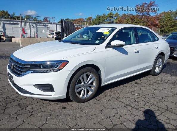 1VWAA7A32LC013299 2020 VOLKSWAGEN PASSAT White წინა მარცხენა ხედი სამი მეოთხედიდან