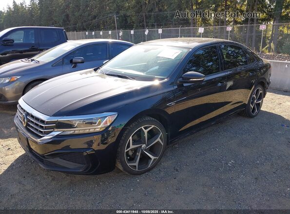 1VWMA7A38LC017760 2020 VOLKSWAGEN PASSAT Black Передня ліва чверть