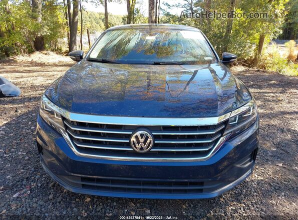 1VWSA7A38NC000922 2022 VOLKSWAGEN PASSAT Blue Widok zestawu wskaźników