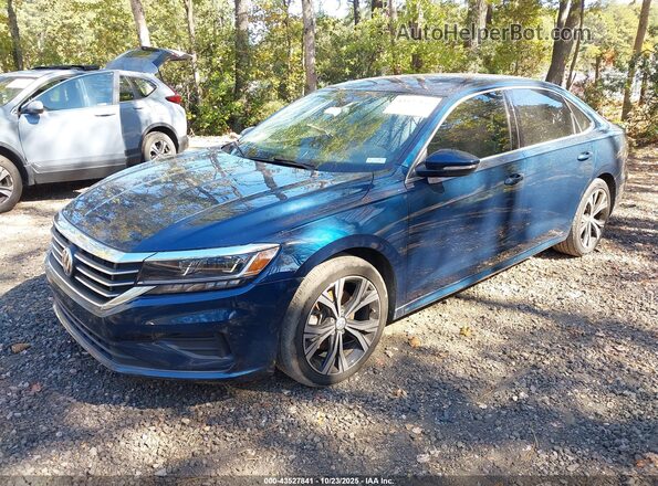 1VWSA7A38NC000922 2022 VOLKSWAGEN PASSAT Blue Przód lewy