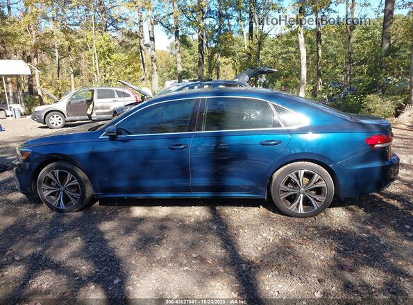 1VWSA7A38NC000922 2022 VOLKSWAGEN PASSAT Blue Widok wnętrza 360 stopni