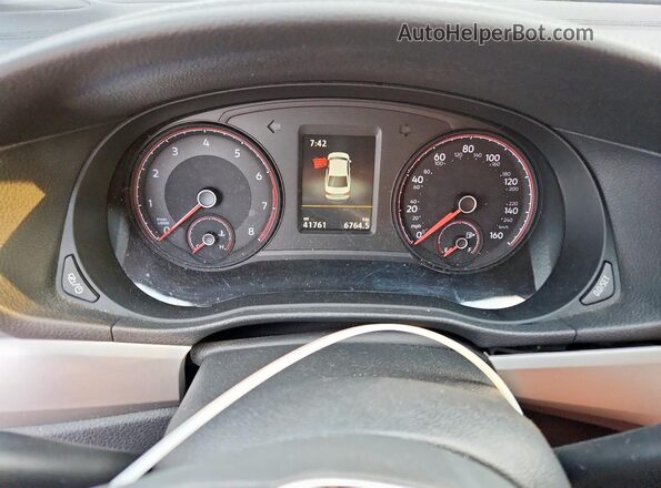 1VWWA7A39LC002452 2020 VOLKSWAGEN PASSAT Gray Instrument cluster view