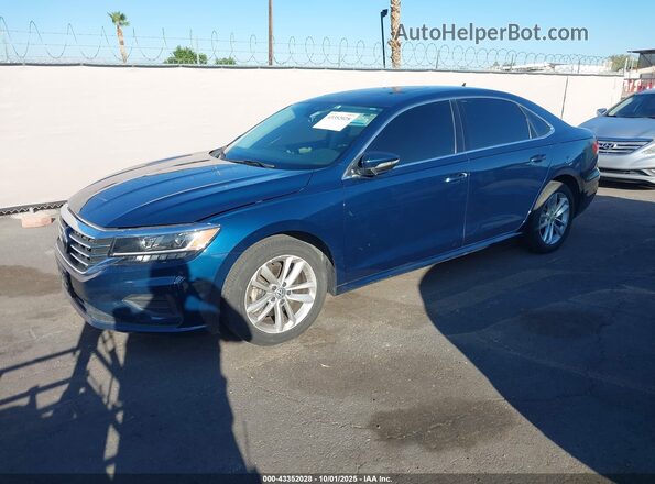 1VWWA7A39LC018778 2020 VOLKSWAGEN PASSAT Blue Przód lewy