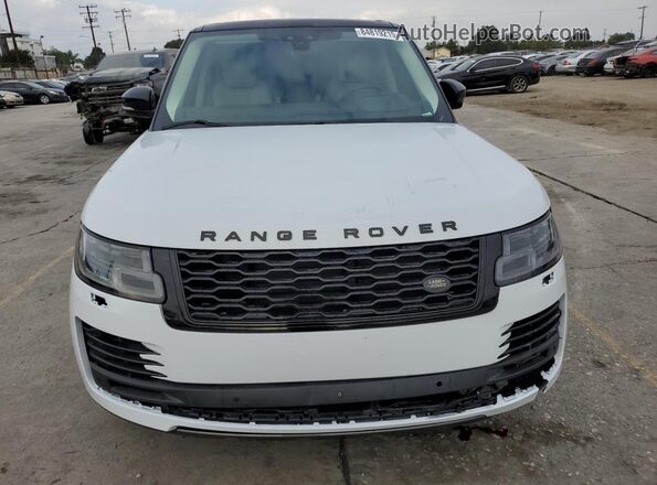 SALGS2SV1JA387577 2018 LAND ROVER RANGE White Հետևի տեսք