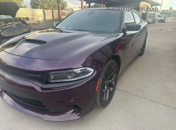 2C3CDXHG9NH221499 2022 DODGE CHARGER Purple Trasero derecho