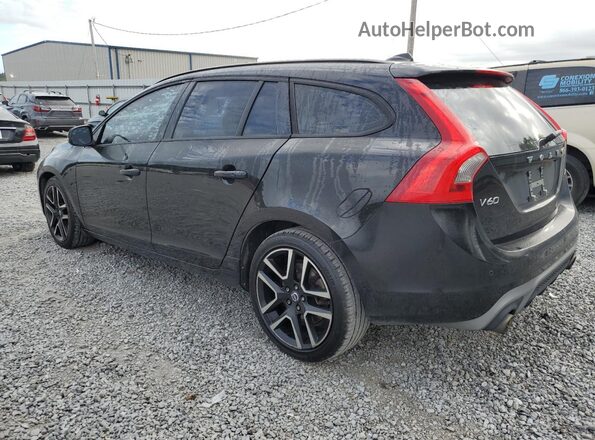 YV140MEL1J2391526 2018 VOLVO V60 Black Tył prawy