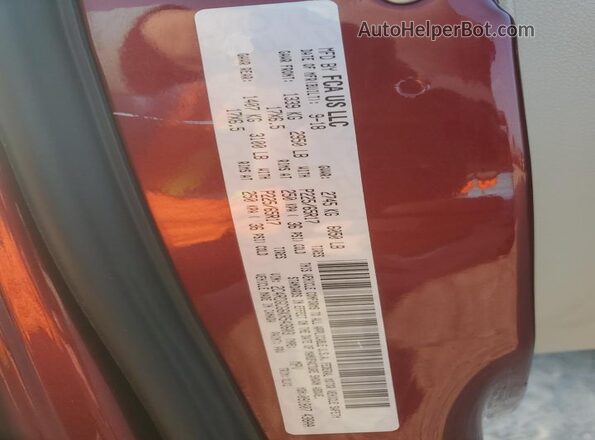 2C4RDGCG6KR543603 2019 DODGE CARAVAN Burgundy 