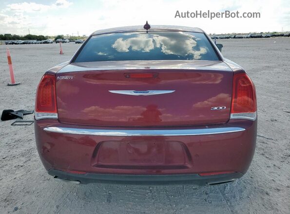 2C3CCAAG6MH515791 2021 CHRYSLER 300 Maroon Вид салону спереду