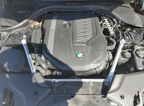 WBA53BJ04NWX46363 2022 BMW 5 SERIES Синий Вид подкапотного пространства