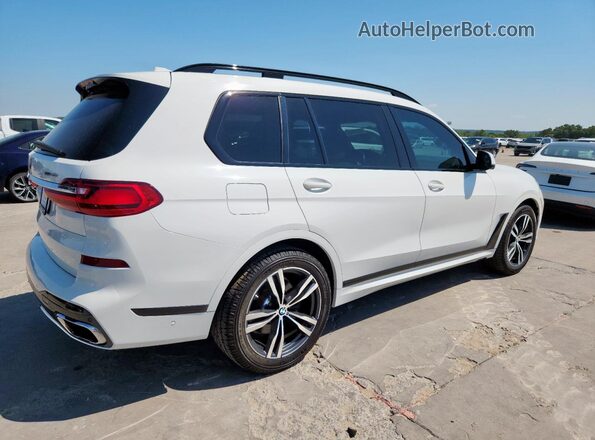 5UXCX4C52KLS37502 2019 BMW X7 White წინა მარჯვენა