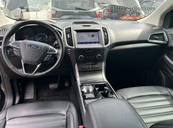 2FMPK4J93LBA29715 2020 FORD EDGE Black Вид задніх сидінь