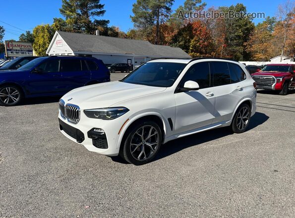 5UXCR4C01LLW64024 2020 BMW X5 White Задня права чверть