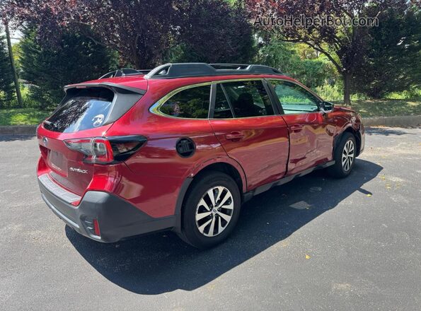4S4BTACCXM3116608 2021 SUBARU OUTBACK Red Front view