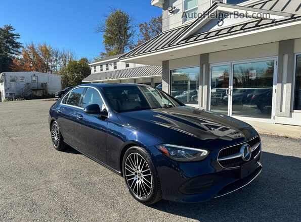 W1KAF4HB2NR017214 2022 MERCEDES-BENZ C Blue უკანა მარცხენა