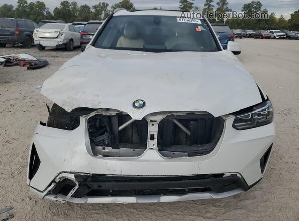 WBX47DP07NN155863 2022 BMW X3 White Widok z tyłu