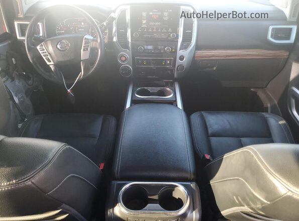 1N6AA1EDXLN501808 2020 NISSAN TITAN Silver Widok zestawu wskaźników