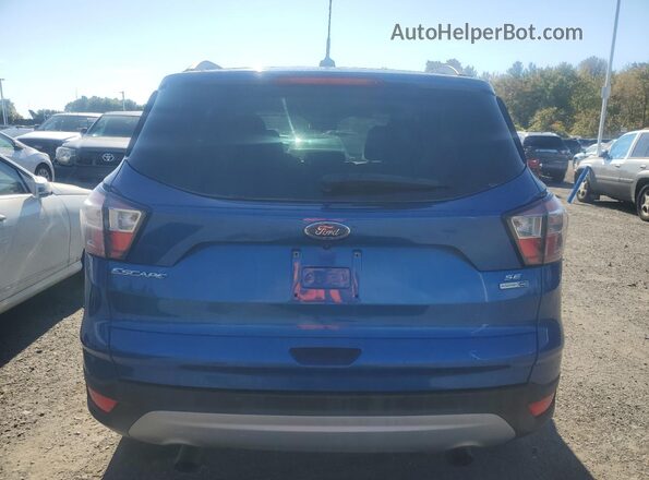 1FMCU9GD2HUD50101 2017 FORD ESCAPE Blue Widok wnętrza z przodu