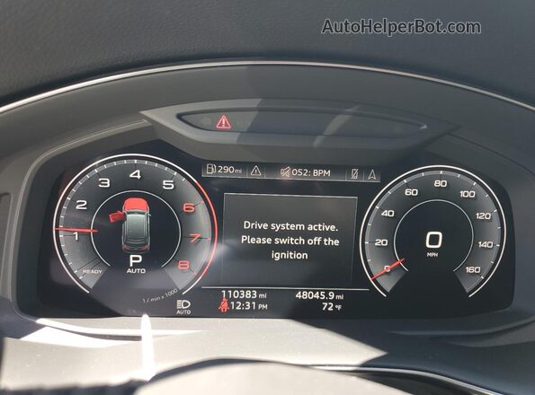 WA1AXAF74LD003436 2020 AUDI Q7 White Widok tylnych siedzeń