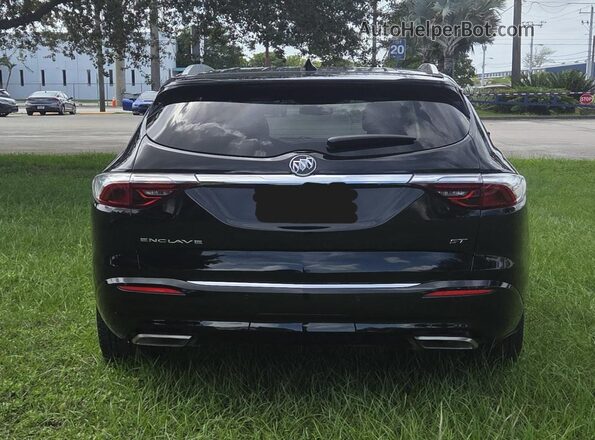 5GAERBKW2PJ190253 2023 BUICK ENCLAVE Black Widok wnętrza z przodu