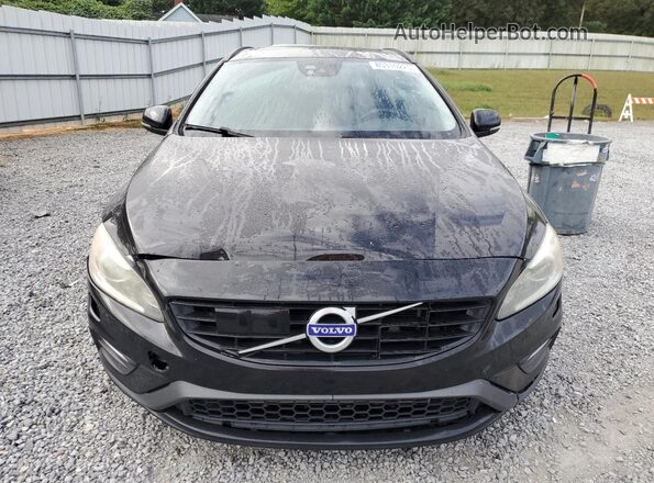 YV140MEL1J2391526 2018 VOLVO V60 Black Widok z tyłu