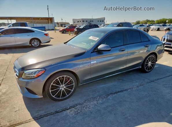 55SWF8DBXLU326976 2020 MERCEDES-BENZ C Gray Rear left