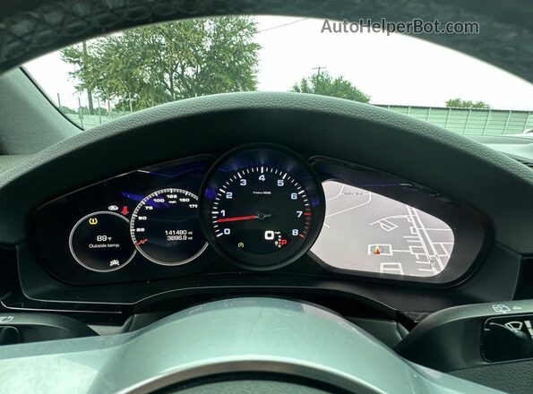 WP1AA2AY7LDA05841 2020 PORSCHE CAYENNE Black Widok zestawu wskaźników