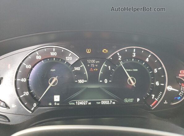 WBAJA5C58KBX86446 2019 BMW 5 SERIES Gray უკანა სავარძლების ხედი