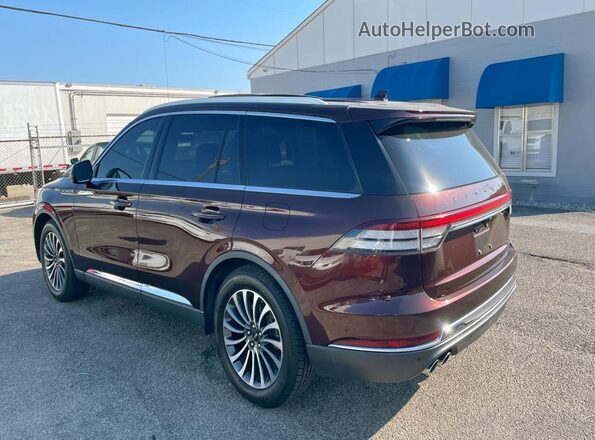 5LM5J7WC4LGL18575 2020 LINCOLN AVIATOR Burgundy Առջևի աջ