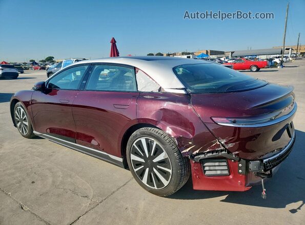 50EA1TEA6PA005045 2023 LUCID AIR Maroon Rear left