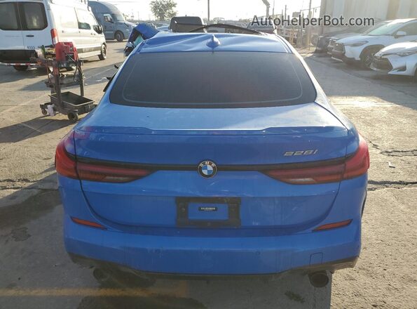 WBA53AK05N7K20875 2022 BMW 2 SERIES Blue Widok wnętrza z przodu