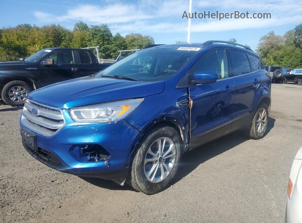 1FMCU9GD2HUD50101 2017 FORD ESCAPE Blue Tył lewy