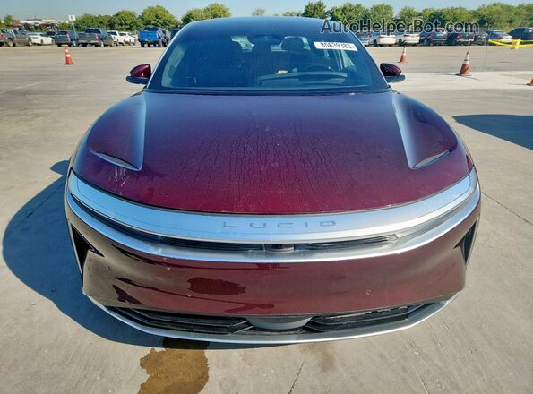 50EA1TEA6PA005045 2023 LUCID AIR Maroon Front view