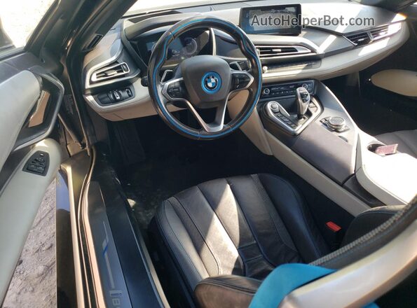 WBY2Z2C58HV871162 2017 BMW I8 Gray Սարքավորումների վահանակի տեսք