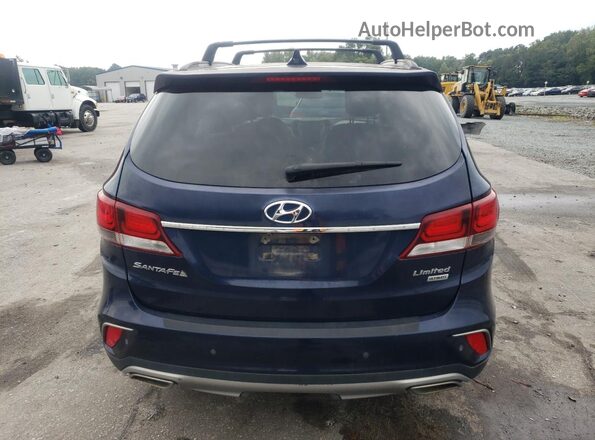 KM8SR4HF4HU256687 2017 HYUNDAI SANTA FE Blue 