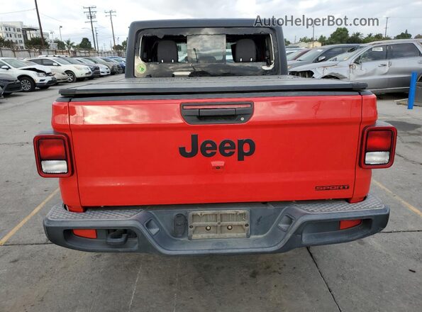 1C6HJTAG5LL159717 2020 JEEP GLADIATOR Red Front interior view