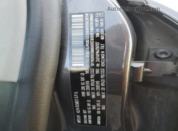 ZASFAKPN4J7B67627 2018 ALFA ROMEO STELVIO Серый 