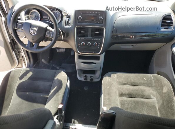 2C4RDGBG7GR316638 2016 DODGE CARAVAN White Սարքավորումների վահանակի տեսք
