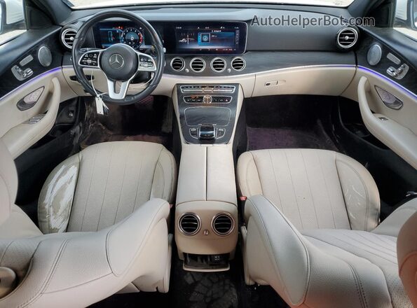 WDDZF4JB9KA555898 2019 MERCEDES-BENZ E White Vista del cuadro de instrumentos