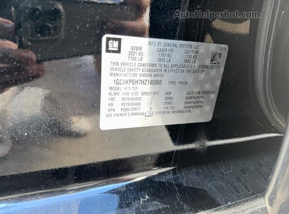 1GCVKPEH7HZ149360 2017 CHEVROLET ALL MODELS Black 