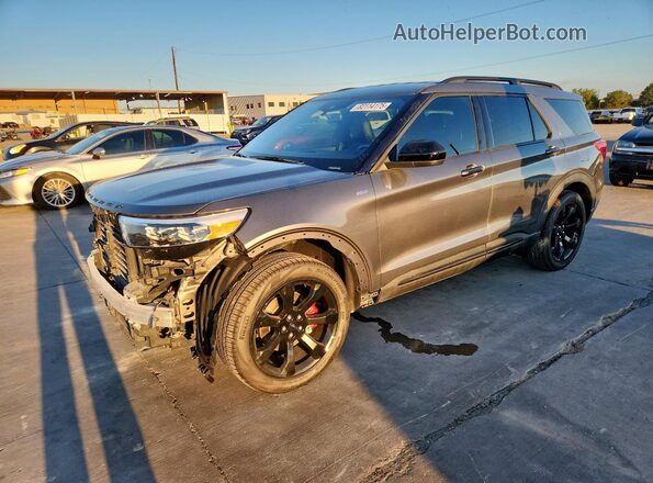 1FMSK7KH2RGA72655 2024 FORD FORD EXPLORER Gray Trasero izquierdo