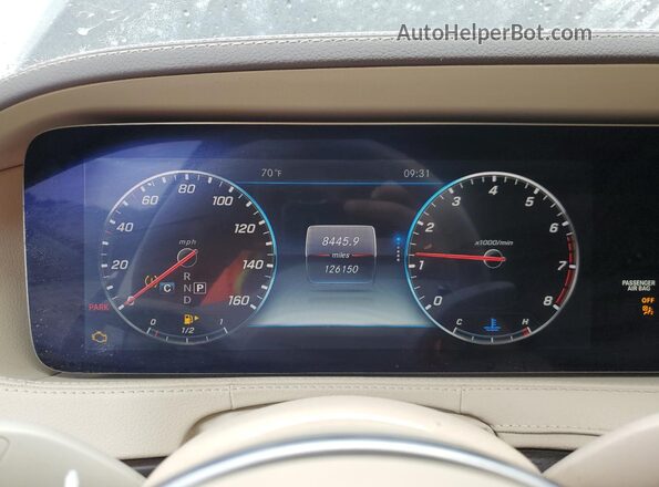 WDDUG6GB8JA346550 2018 MERCEDES-BENZ S-CLASS Белый 
