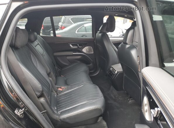 4JGDM4EB4PA015334 2023 MERCEDES-BENZ EQS Black Widok wnętrza z tyłu