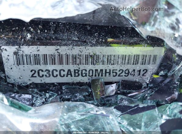 2C3CCABG0MH529412 2021 CHRYSLER 300 Black Առջևի վահանակի տեսք