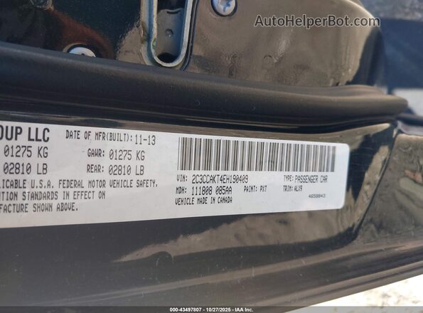 2C3CCABG0MH529412 2021 CHRYSLER 300 Black Շարժիչի բաժամունքի տեսք