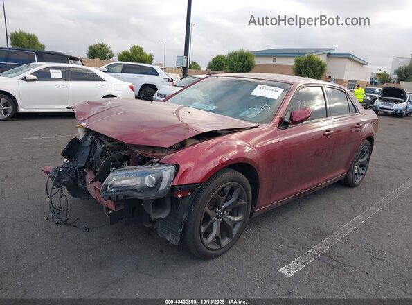 2C3CCABG0MH541253 2021 CHRYSLER 300 Красный Передняя левая четверть
