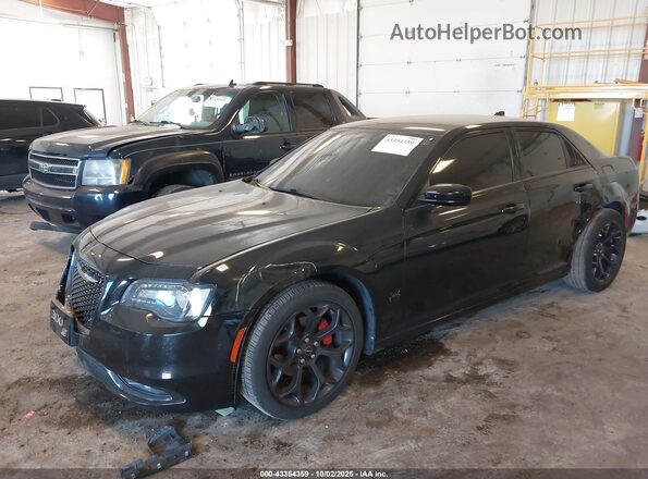 2C3CCABG4KH682842 2019 CHRYSLER 300 Black Առջևի ձախ երեք քառորդ տեսարան